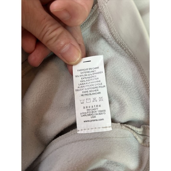 Prana Breathe Ladies Zip Up Athletic Jacket Coat size XS full zip - Picture 10 of 12